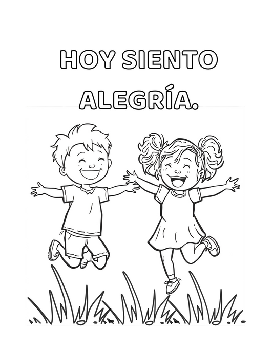 Libro para Colorear “Colorea tus Emociones” | 12 Aventuras Emocionales para Niños (PDF Imprimible)