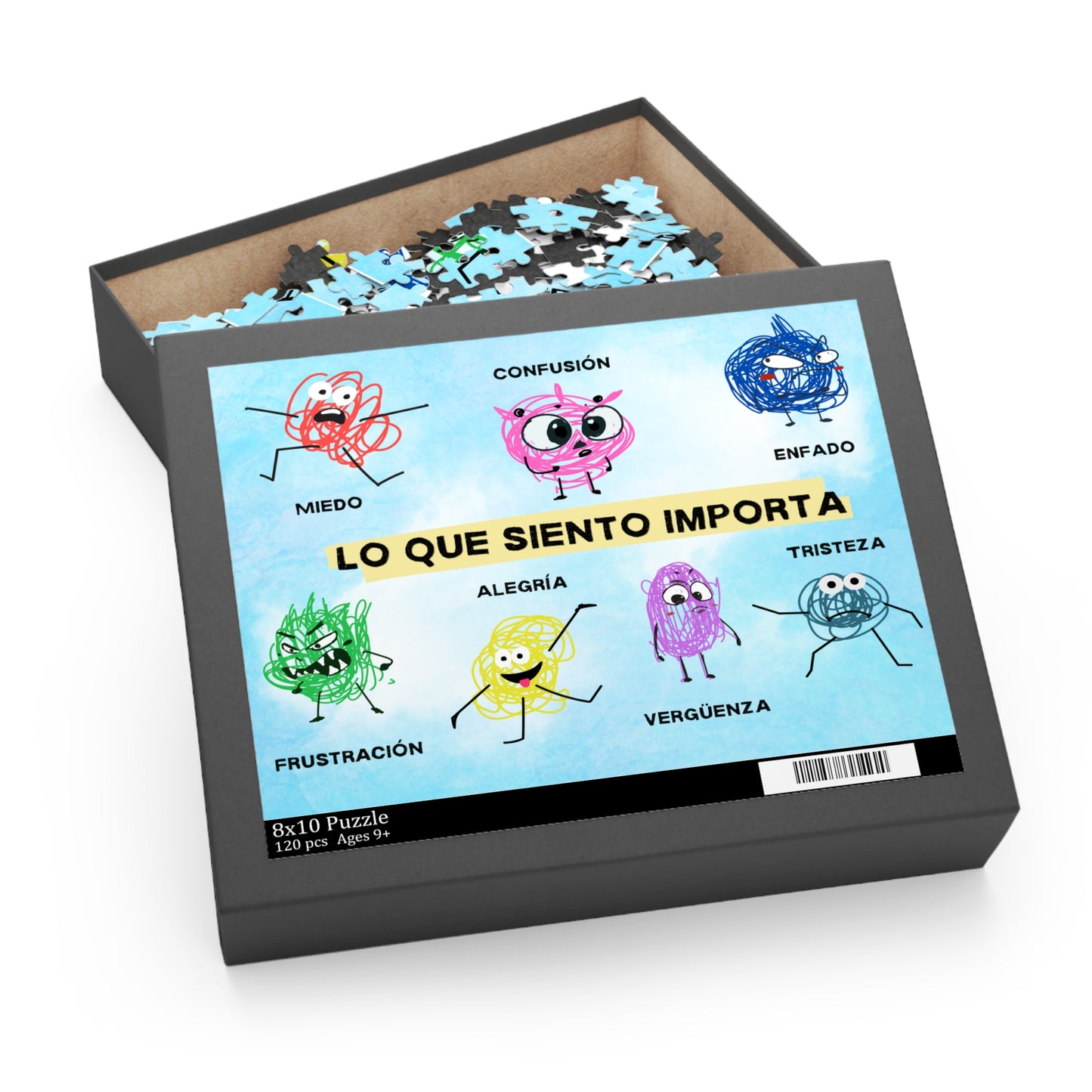 Puzzle educativo de emociones para niños - Lo que siento importa (120, 252, 500-Piezas)