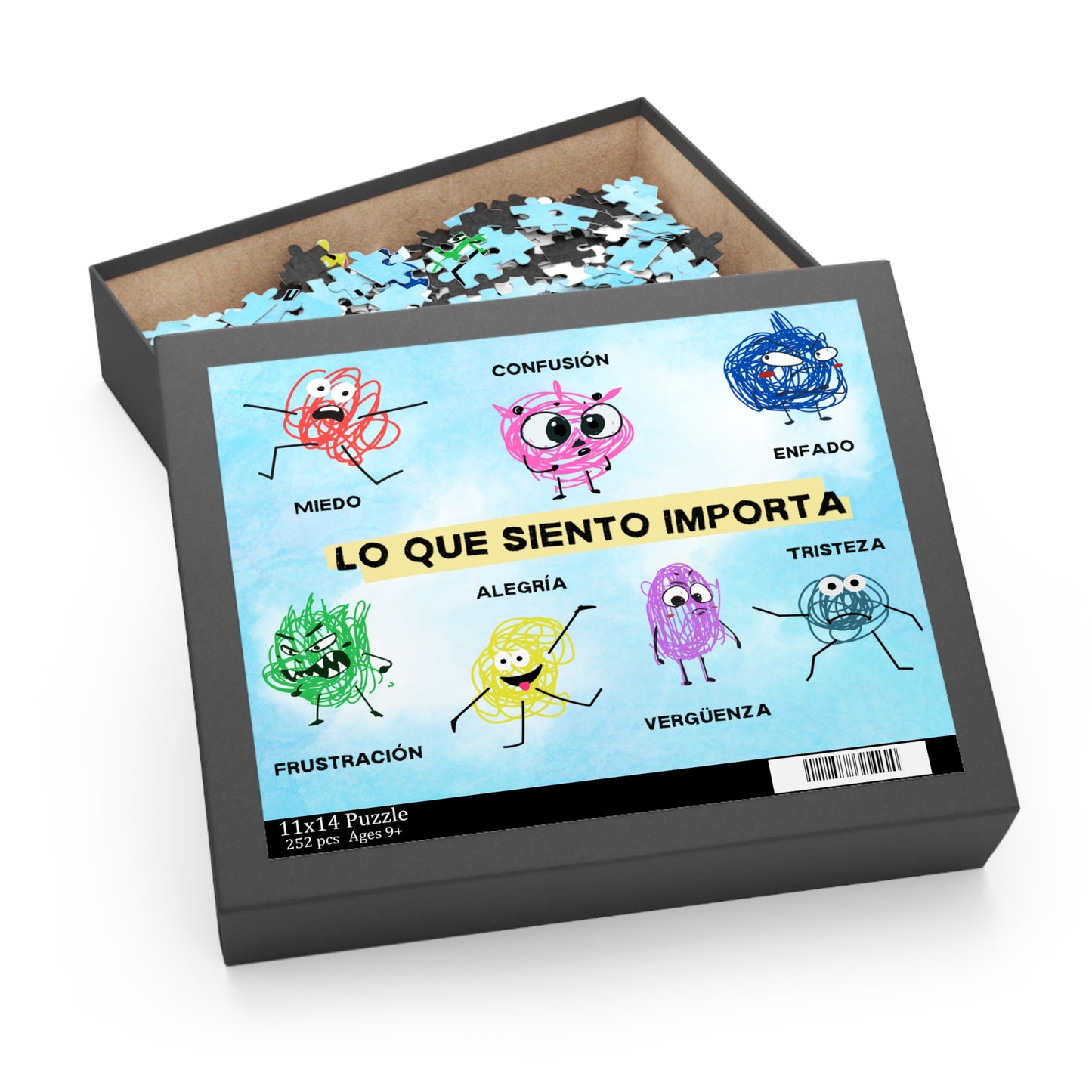 Puzzle educativo de emociones para niños - Lo que siento importa (120, 252, 500-Piezas)