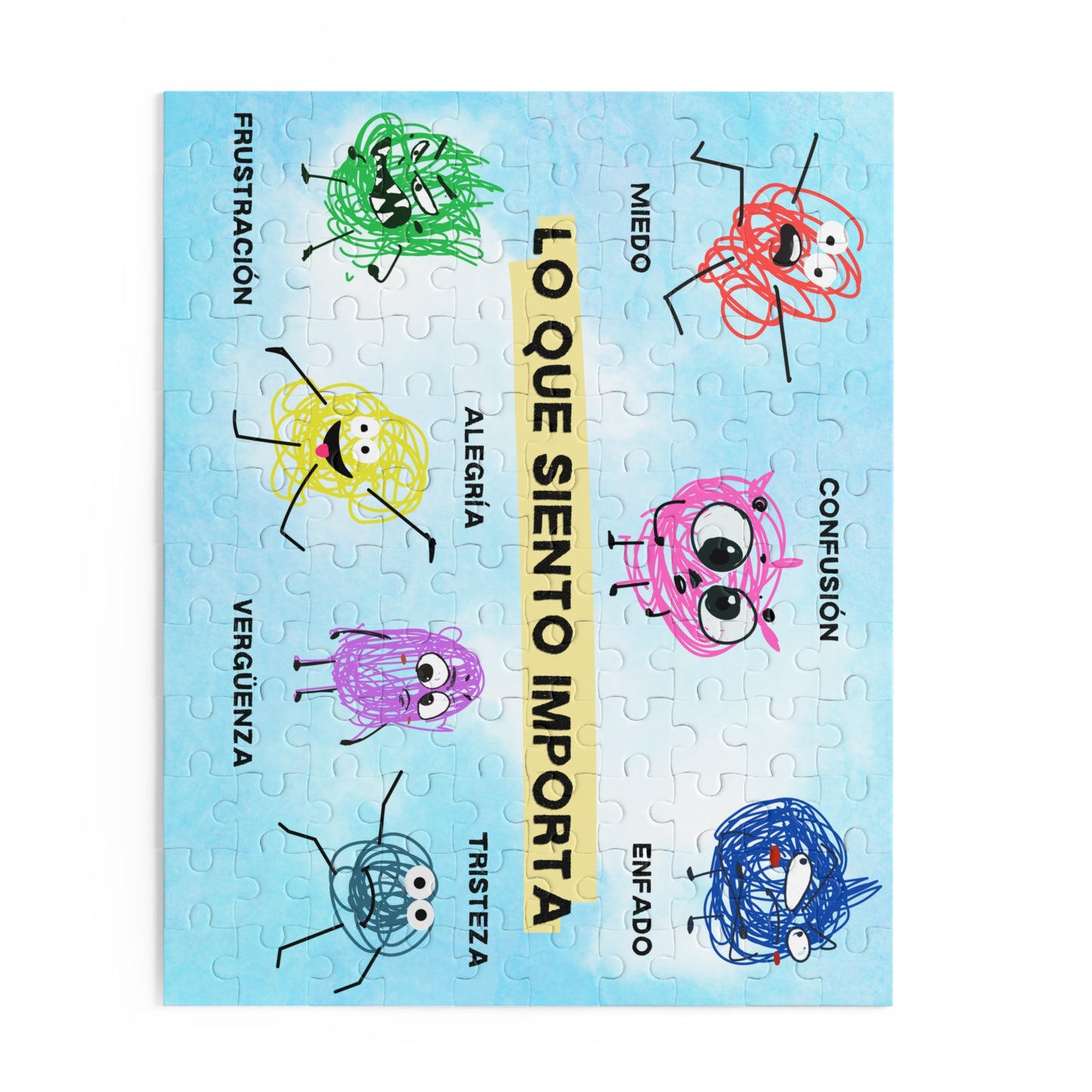 Puzzle educativo de emociones para niños - Lo que siento importa (120, 252, 500-Piezas)