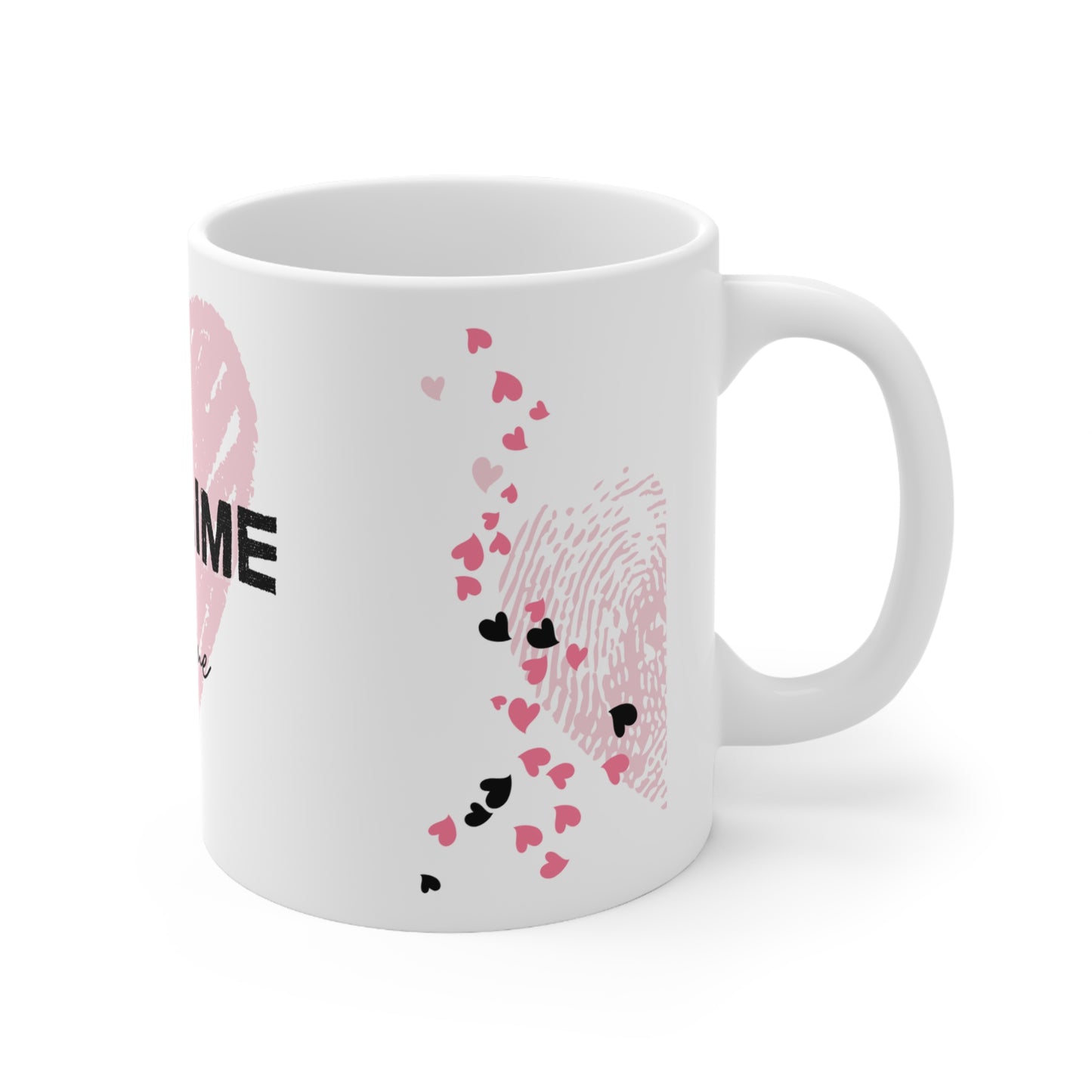 Tasse "Je m'aime et j'assume" - Coeur rose - Tasse inspiration - Amour de soi, 11oz, 15oz
