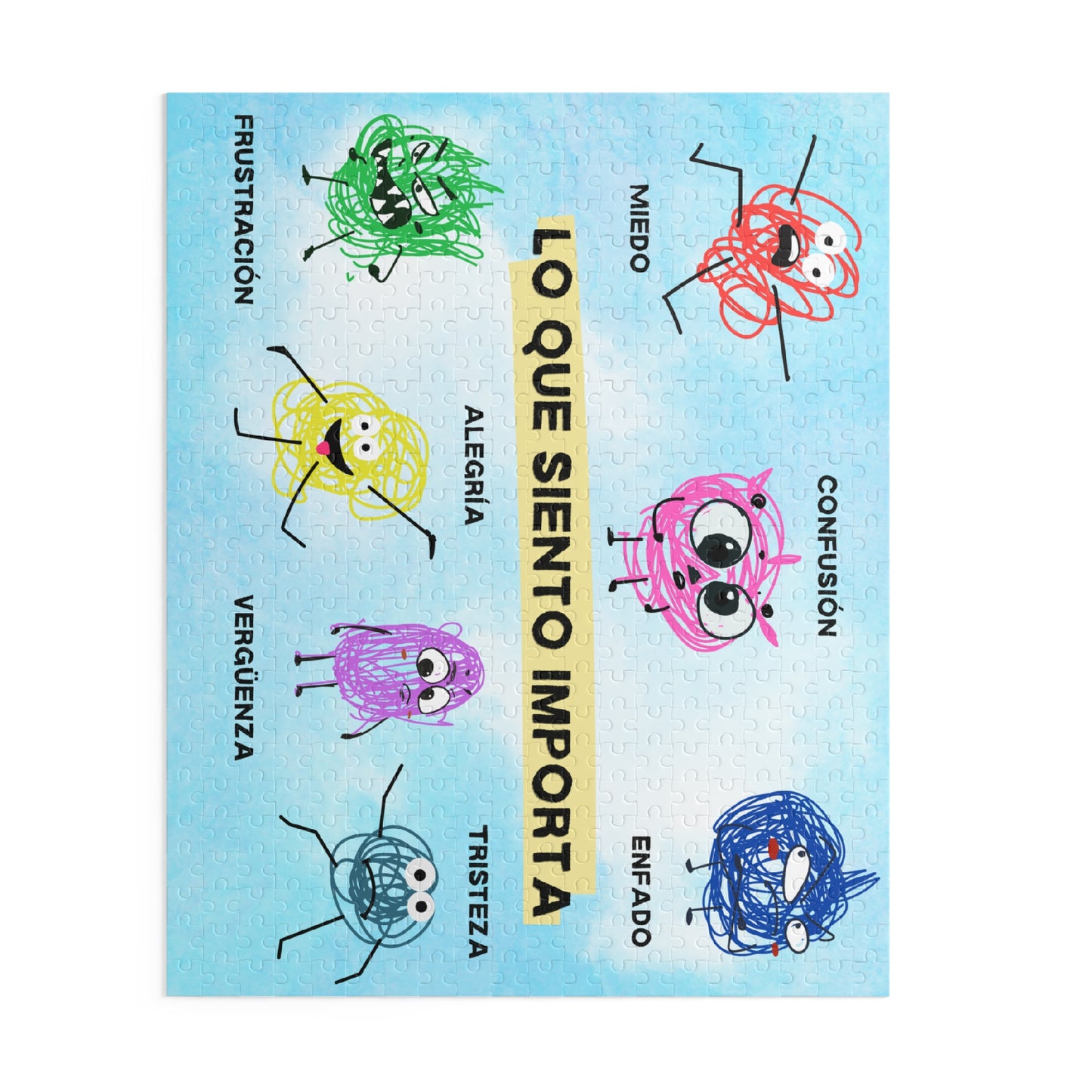 Puzzle educativo de emociones para niños - Lo que siento importa (120, 252, 500-Piezas)