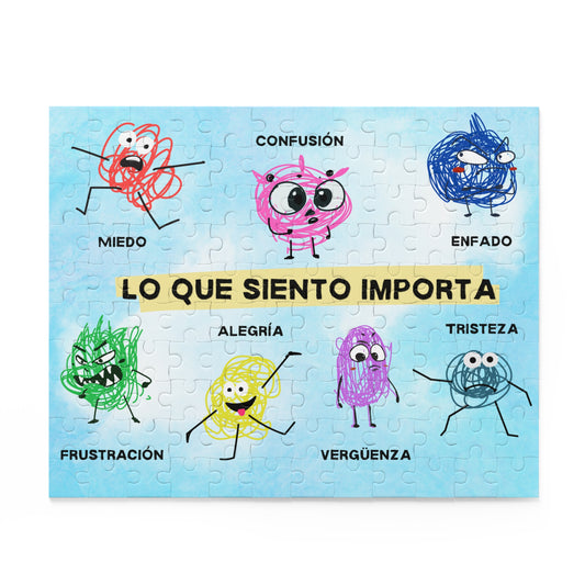 Puzzle educativo de emociones para niños - Lo que siento importa (120, 252, 500-Piezas)