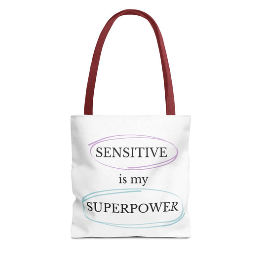 Tote Bag "Sensitive Attitude" - Estilo, Auto expresión y Empoderamiento