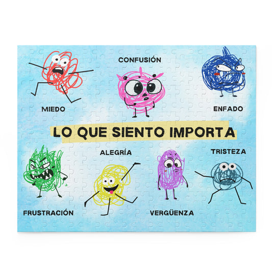 Puzzle educativo de emociones para niños - Lo que siento importa (120, 252, 500-Piezas)