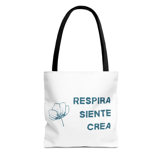 Tote bag - "Respira·Siente·Crea" - Crea con (C)alma