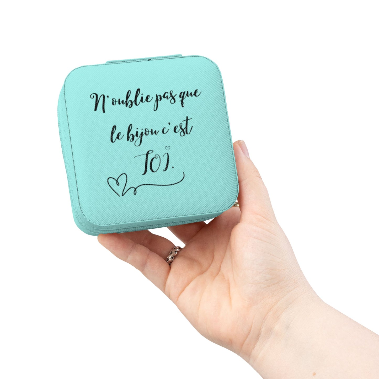 Etui de voyage pour bijoux - N'oublie pas que le bijou c'est toi · Cadeau pour femme·Amour de soi·