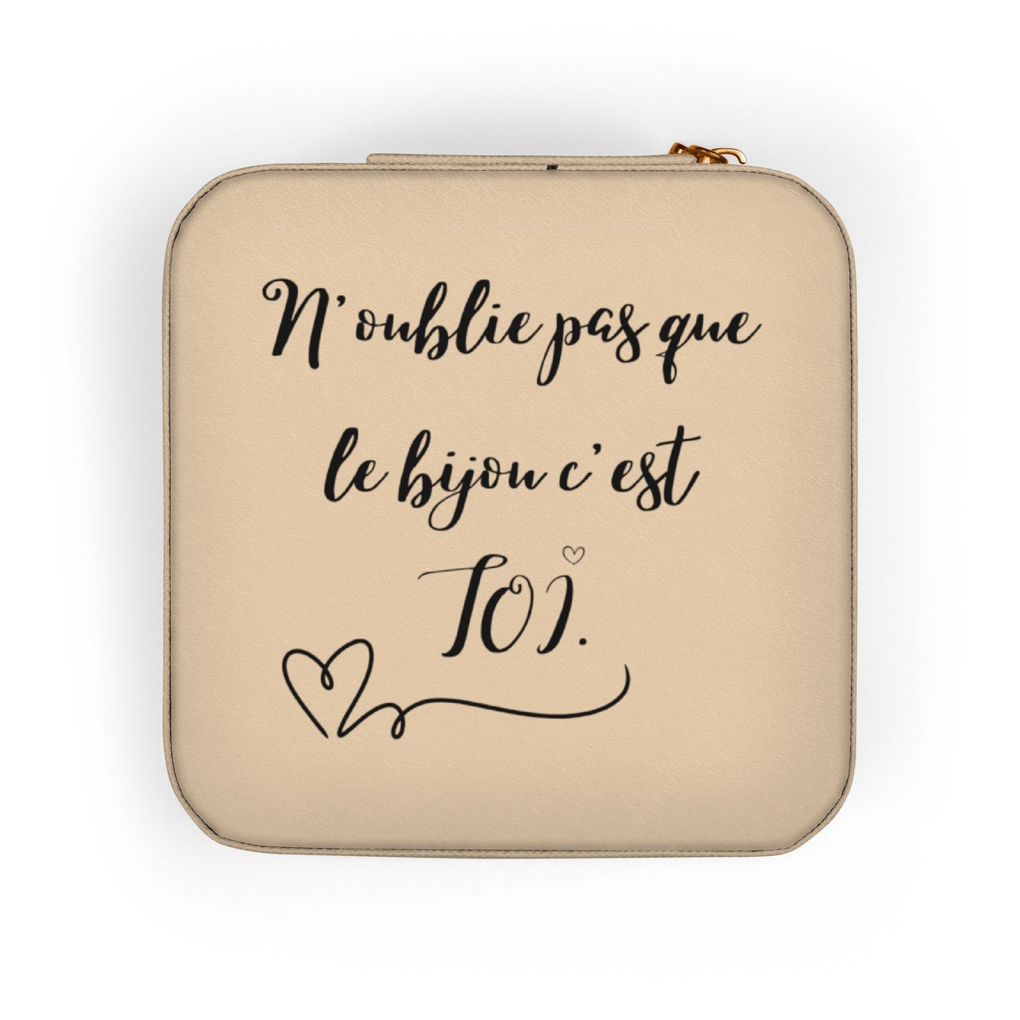 Etui de voyage pour bijoux - N'oublie pas que le bijou c'est toi · Cadeau pour femme·Amour de soi·